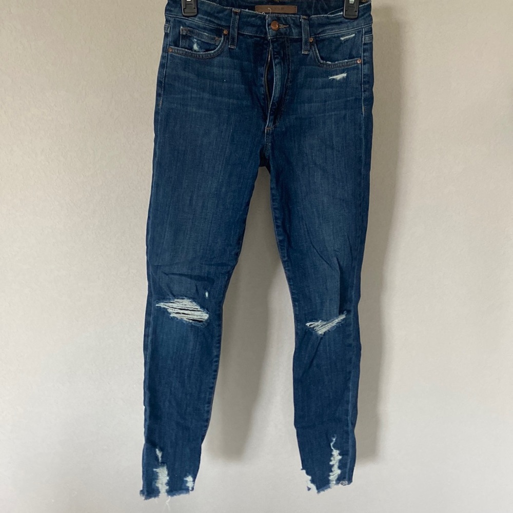 Joe’s high rise skinny ankle jeans